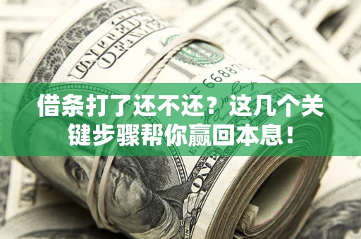 北京借条打了还不还？这几个关键步骤帮你赢回本息！