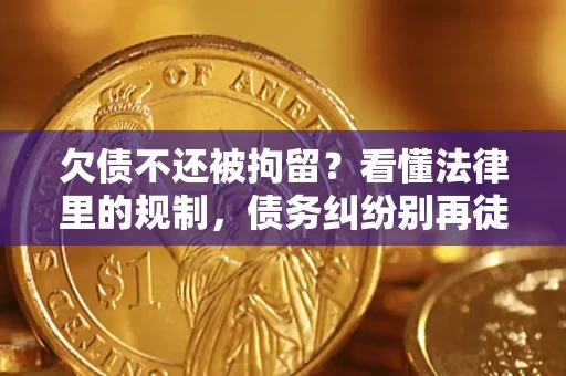 北京欠债不还被拘留？看懂法律里的规制，债务纠纷别再徒劳奔波