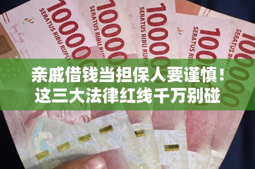 北京亲戚借钱当担保人要谨慎！这三大法律红线千万别碰