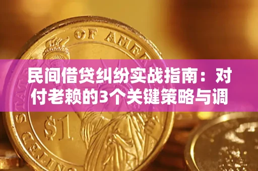 北京民间借贷纠纷实战指南：对付老赖的3个关键策略与调解盲区解析