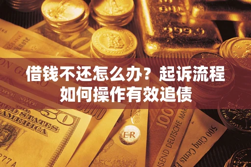 北京借钱不还怎么办？起诉流程如何操作有效追债